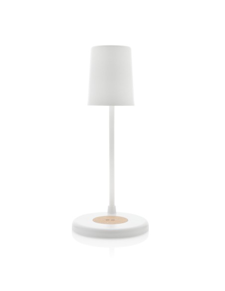 Lampada Zanara con caricatore wireless 15W in plastica RCS